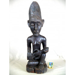 Statuette de maternité Yombé de RDC